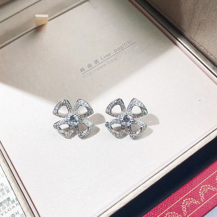 Bvlgari飾品 寶格麗新款彩寶耳釘 耳飾 耳環  zgbq3218